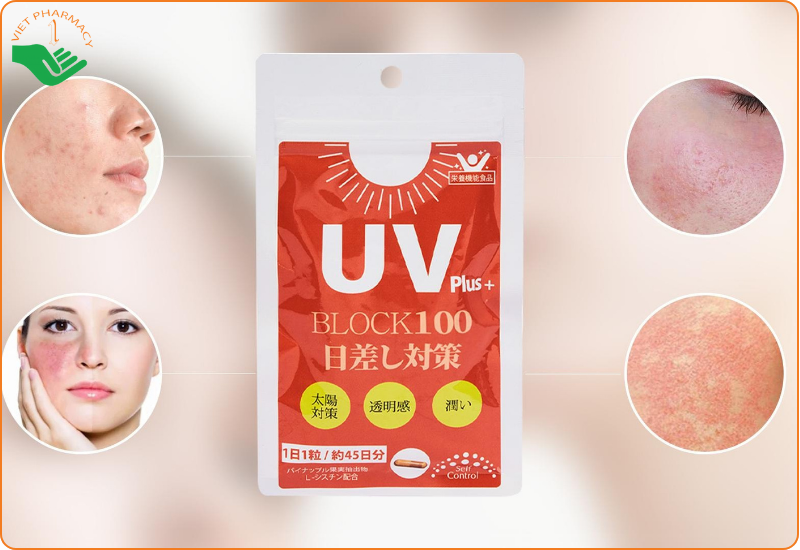 Viên uống chống nắng Nhật Bản UV Plus+ Block 100