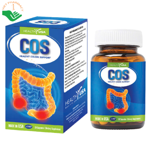 Viên uống COS Healthy USA hỗ trợ giảm rối loạn tiêu hoá do viêm đại tràng