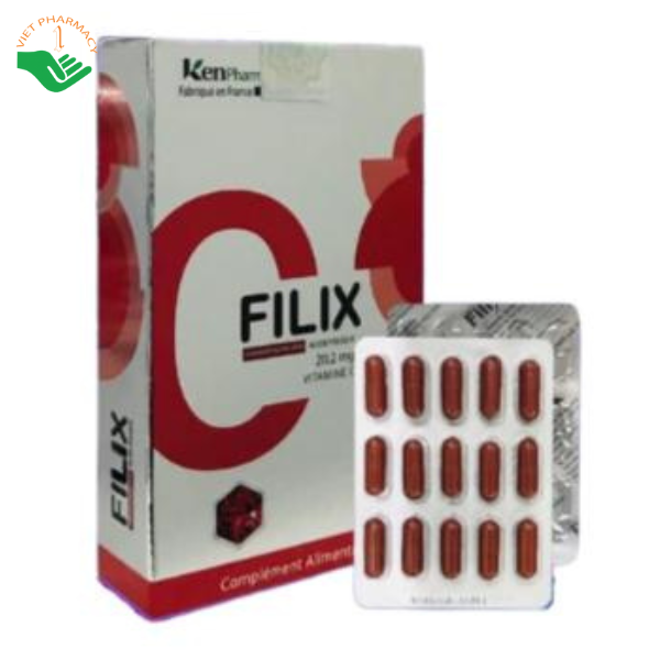 Viên uống Filix Kenpharma bổ sung sắt (2 vỉ x 15 viên)