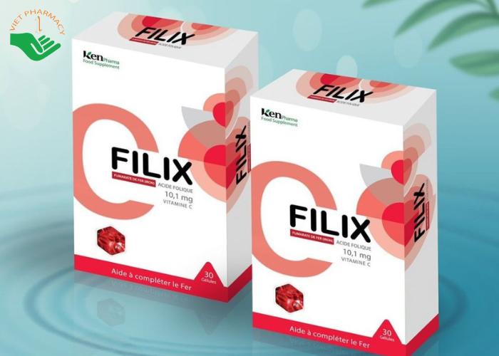 Viên uống Filix Kenpharma bổ sung sắt (2 vỉ x 15 viên)