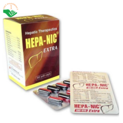 Viên uống Hepa-Nic extra bảo vệ tế bào gan khỏe mạnh (60 viên)