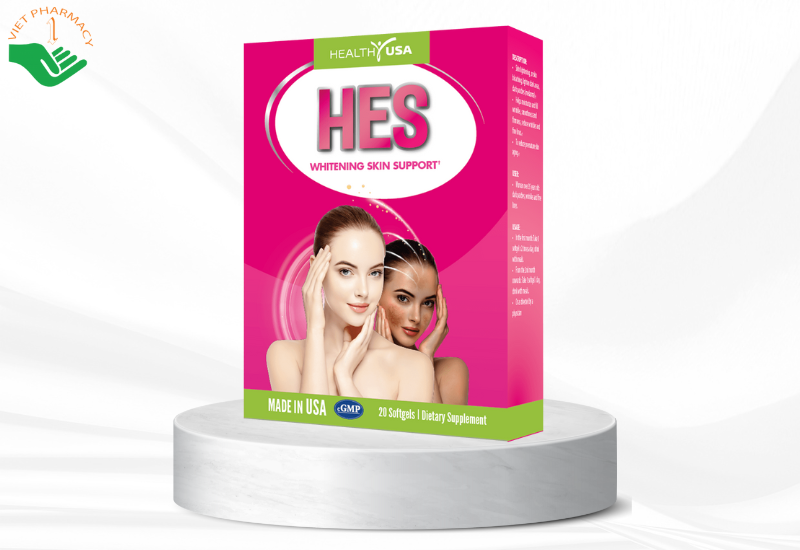 Viên uống HES Healthy USA chống oxy hoá, hạn chế lão hoá, giúp da sáng mịn 20 viên