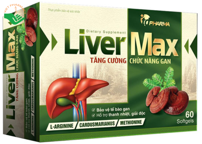 Viên uống Liver Max hỗ trợ tăng cường chức năng gan, giải độc gan (60 viên)