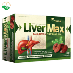 Viên uống Liver Max hỗ trợ tăng cường chức năng gan, giải độc gan (60 viên)