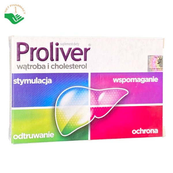 Viên uống Proliver hỗ trợ bảo vệ và tăng cường chức năng gan, hỗ trợ tiêu hóa ổn định (15 viên)