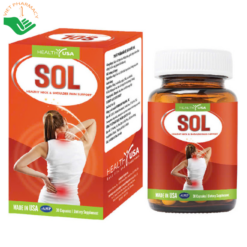 Viên uống SOL Healthy USA giảm triệu chứng đau cứng cổ và vai, giảm tê bì chân tay