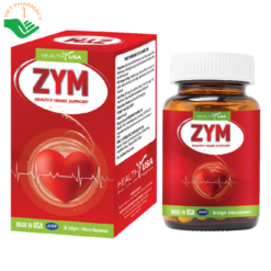 Viên uống ZYM Healthy USA hỗ trợ giảm nguy cơ tai biến, tăng cường sức khoẻ tim mạch