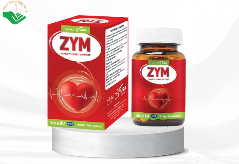 Viên uống ZYM Healthy USA hỗ trợ giảm nguy cơ tai biến, tăng cường sức khoẻ tim mạch