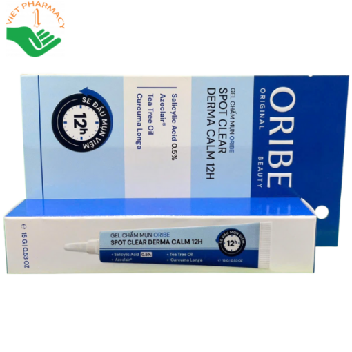 Kem Spot Clear Derma Calm 12h ngừa mụn sạch sâu