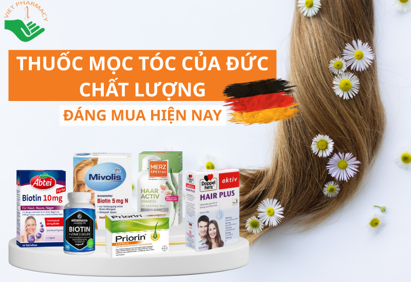 Top 6 thuốc mọc tóc của Đức chất lượng được tin dùng hiện nay