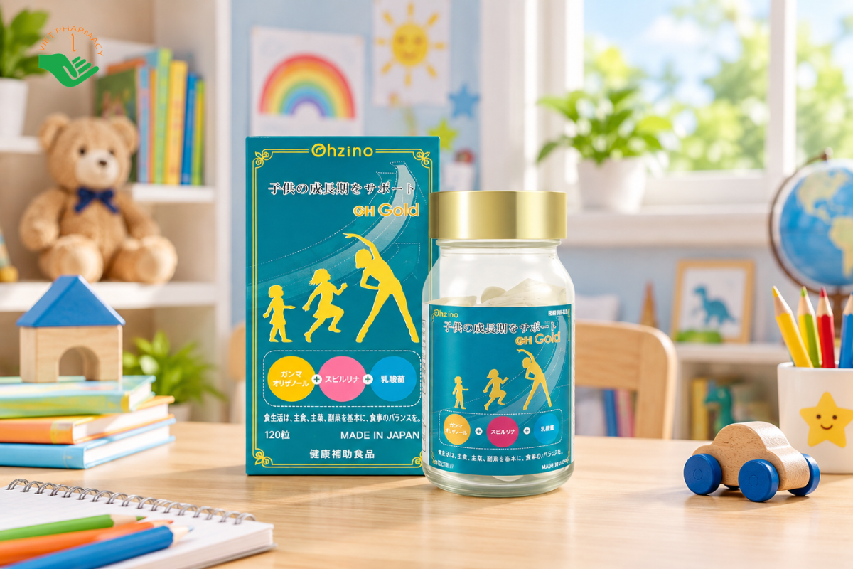 Viên uống hỗ trợ tăng chiều cao Nhật Bản GH Gold