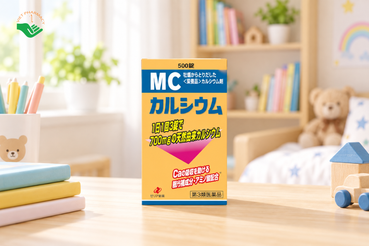 Viên uống tăng chiều cao Nhật Bản Zeria MC Canxi
