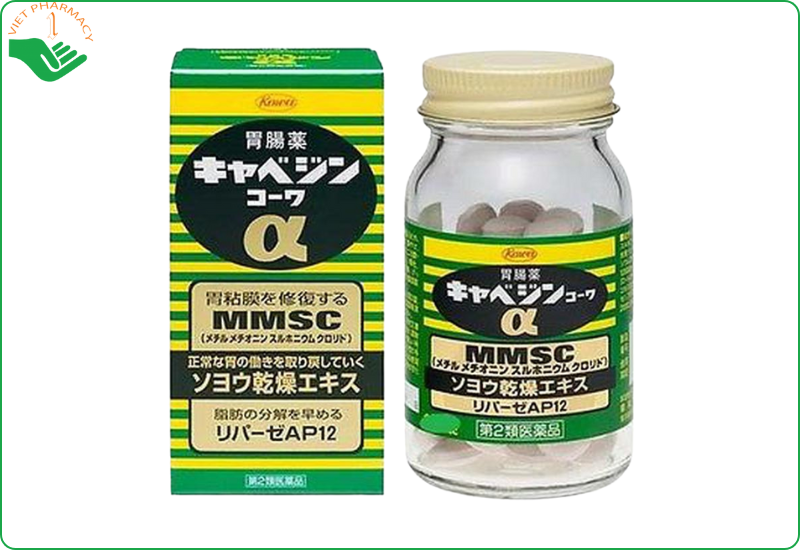 Viên uống hỗ trợ trị đau dạ dày Nhật Bản Kyabeijin MMSC Kowa