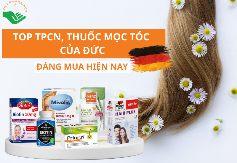 Top 6 TPCN, thuốc mọc tóc của Đức chất lượng được tin dùng hiện nay