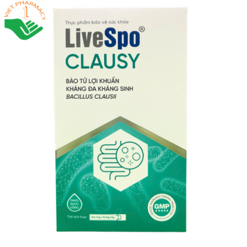 Dung dịch LiveSpo Clausy bổ sung lợi khuẩn, giúp cân bằng hệ vi sinh đường ruột