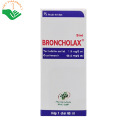 Thuốc Broncholax 60ml giảm ho do co thắt phế quản
