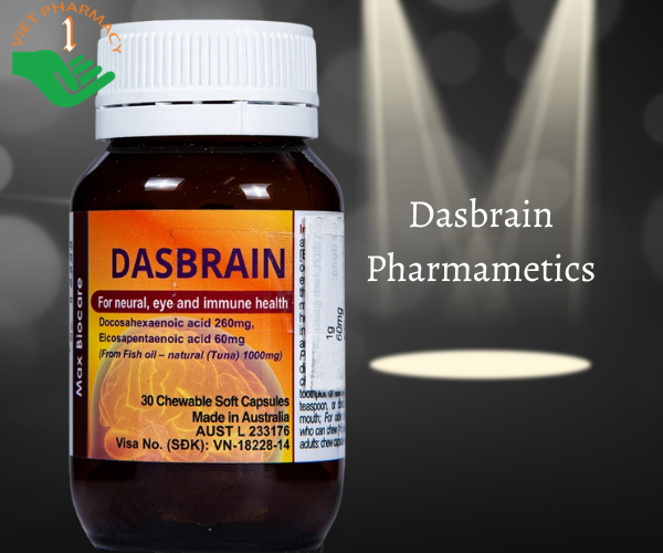 Thuốc Dasbrain Pharmametics hỗ trợ các chức năng não bộ (30 viên)