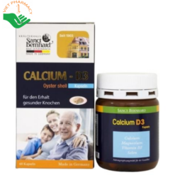 Viên uống Calcium D3 Oyster Shell Sanct Bernhard hỗ trợ xương răng chắc khỏe