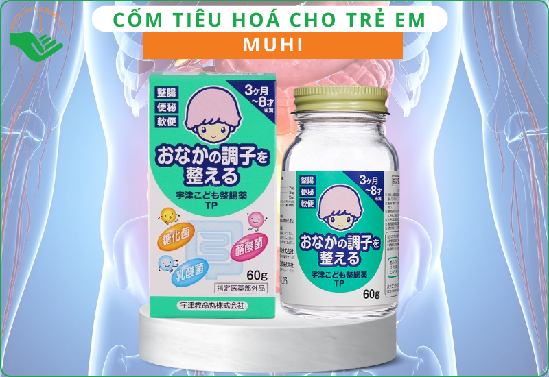 Cốm tiêu hóa Muhi Nhật Bản cho trẻ em