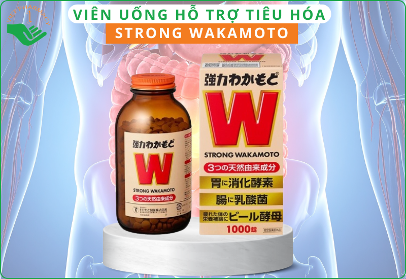 Viên uống hỗ trợ tiêu hóa Strong Wakamoto