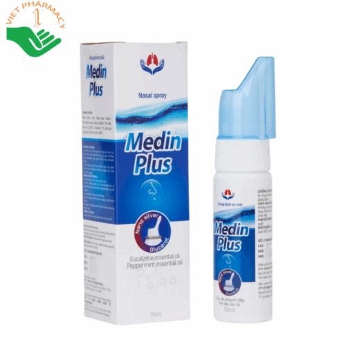 Dung dịch xịt mũi Medin Plus giải pháp thông thoáng đường hô hấp