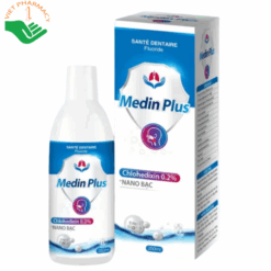Nước súc miệng Medin Plus NaNo Bạc giảm ngừa sâu răng viêm lợi nhiệt miệng