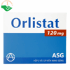 Thuốc Orlistat 120mg chống béo phì tác động ngoại vi