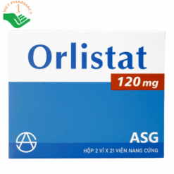 Thuốc Orlistat 120mg chống béo phì tác động ngoại vi