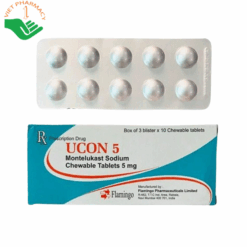 Thuốc Ucon 5mg phòng và điều trị hen phế quản mạn tính
