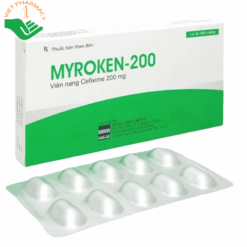 Thuốc kháng sinh Myroken 200mg, Cefixime 200mg