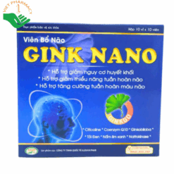 Viên bổ não Gink Nano giảm huyết khối, tăng tuần hoàn não