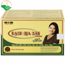 Viên uống Bạch Địa Căn Hose Hoa Sen dùng cho người cảm sốt nóng cần hạ nhiệt, đau đầu