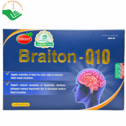 Viên uống Braiton-Q10 Medistar giúp hoạt huyết, tăng tuần hoàn não