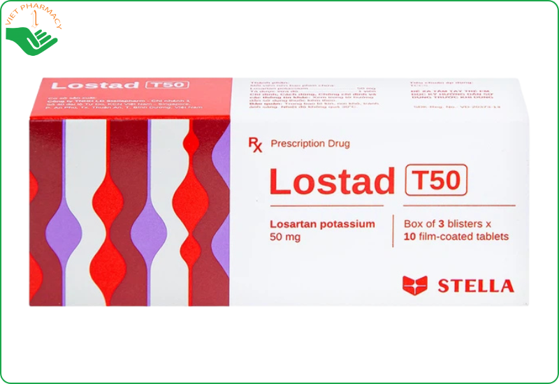 Thuốc Losartan 50mg giá bao nhiêu​?