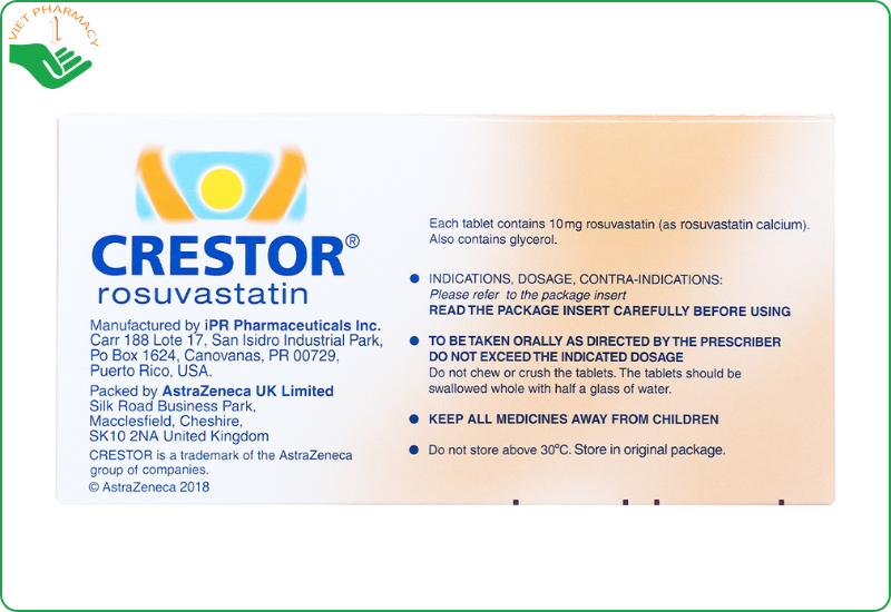 Tìm hiểu về thuốc Crestor 10mg
