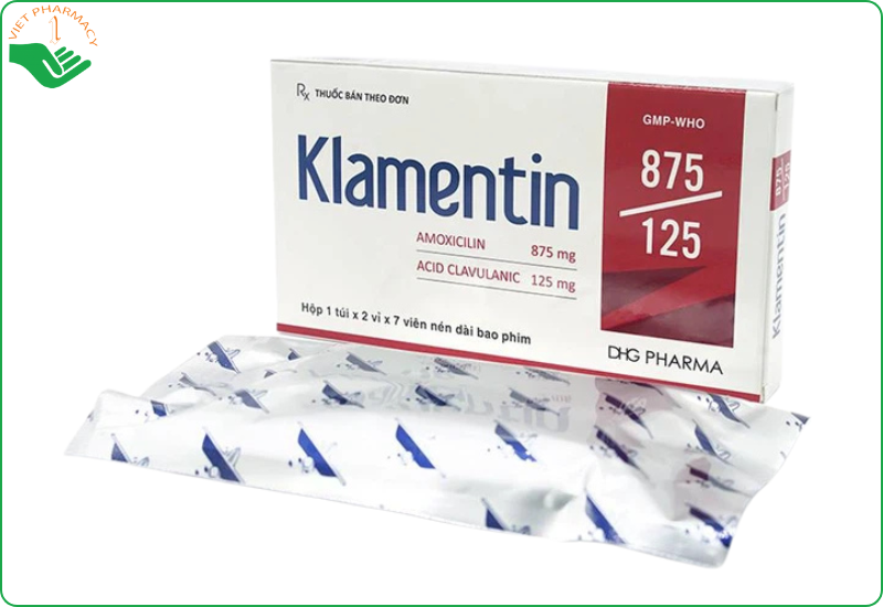 Thuốc Klamentin 875/125mg