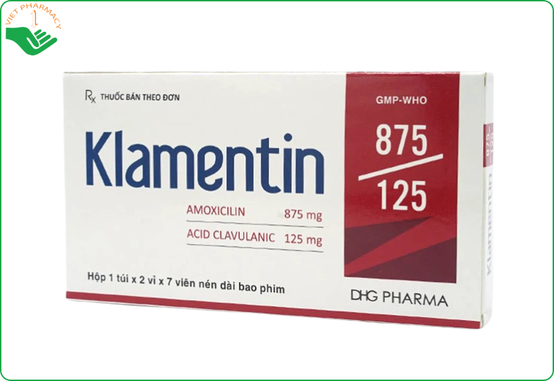 Thuốc Klamentin 875/125mg