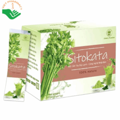 Bột cần tây Sitokata giúp giảm béo, làm giảm mỡ ở má, thúc đẩy chuyển hóa chất béo