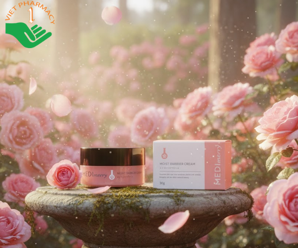 Cream chăm sóc da MEDIMerry MOIST BARRIER CREAM giúp dưỡng ẩm cho da, mang lại làn da mịn màng và mềm mại (Hộp 30g)
