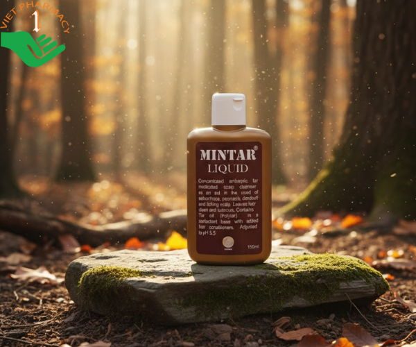 Dầu gội Mintar Liquid Gamma vệ sinh da đầu, hỗ trợ làm sạch gàu và giảm gàu cho da đầu (Chai 150ml)