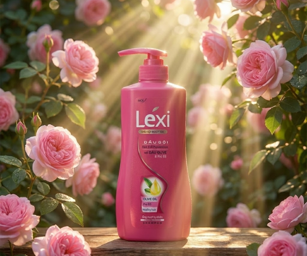 Dầu gội mượt tóc Lexi óng mượt tự nhiên