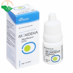Dung dịch nhỏ mắt Moxideka 0.5% trị nhiễm khuẩn mắt