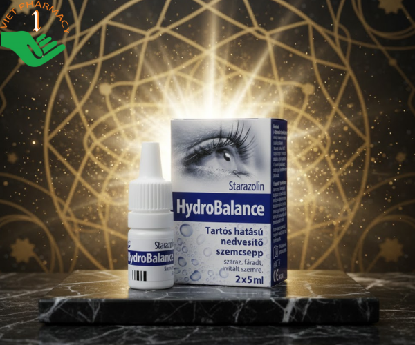 Dung dịch nhỏ mắt Starazolin HydroBalance PPH hỗ trợ tình trạng khô mắt (Hộp 2 lọ 5ml)