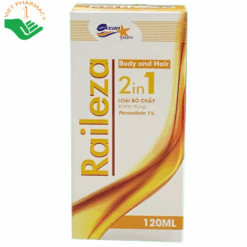 Dung dịch tắm gội Raileza đánh bay chấy và kí sinh trùng