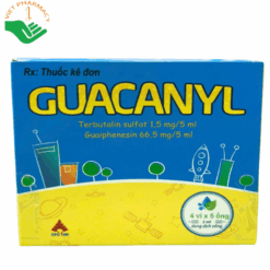 Dung dịch uống Guacanyl CPC1HN điều trị ho do hen phế quản, viêm phế quản, khí phế thũng