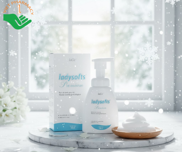 Dung dịch vệ sinh dạng bọt Ladysofts Premium (Chai 100ml)