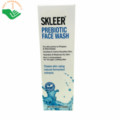 Gel rửa mặt cân bằng hệ vi sinh Skleer Prebiotic Face Wash dành cho mọi loại da