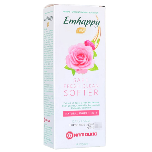 Dung dịch vệ sinh phụ nữ Emhappy (Hương Hoa Hồng) (Chai 120ml) - Ảnh 2