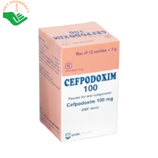 H - Thuốc Cefpodoxim 100mg điều trị nhiễm khuẩn đường hô hấp