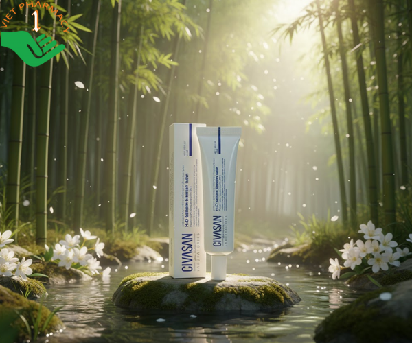 Kem Civasan H2O Balsam Blemish Balm dưỡng phục hồi, bảo vệ, che khuyết điểm da (Tuýp 30ml)